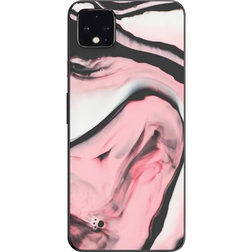Pink Marble Ink Google Pixel 4 XL Skin